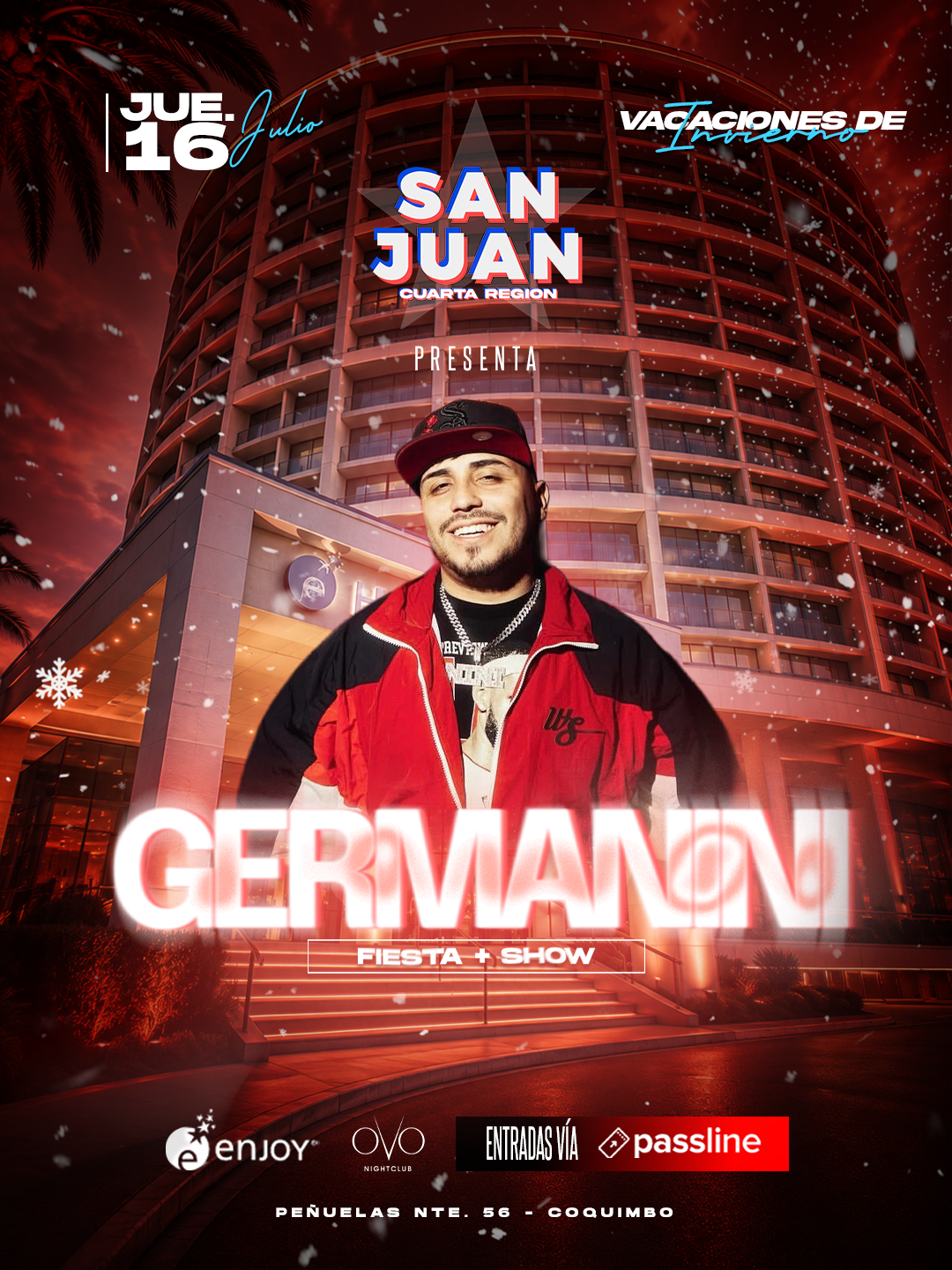 Germanini - San Juan OVO Night Club Jueves 16 Julio
